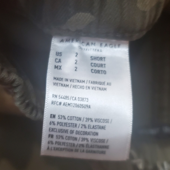 AE Ne(x)t level high-waisted camo Jegging jogger sz 2 - Picture 7 of 9